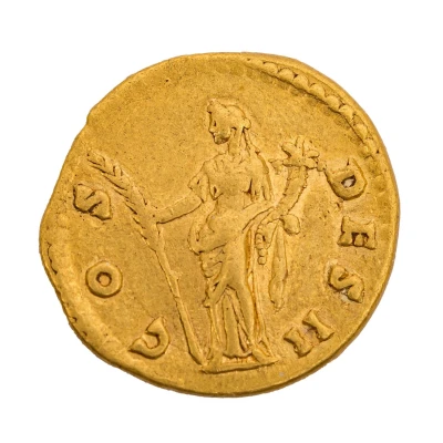 Aureus - Marcus Aurelius COS DES II; Hilaritas back