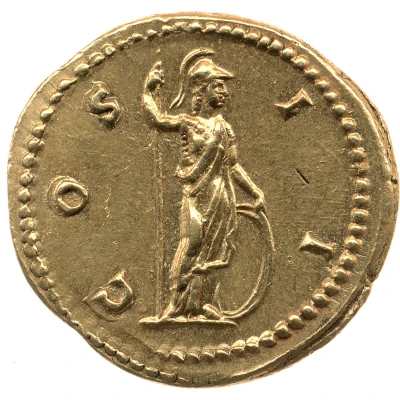 Aureus - Marcus Aurelius COS II; Minerva back