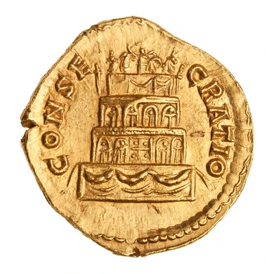 Aureus - Marcus Aurelius Divus CONSECRATIO back