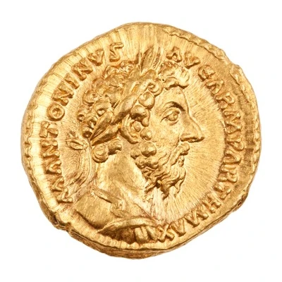 Aureus - Marcus Aurelius FORT RED TR P XXII IMP V COS III; Fortuna front