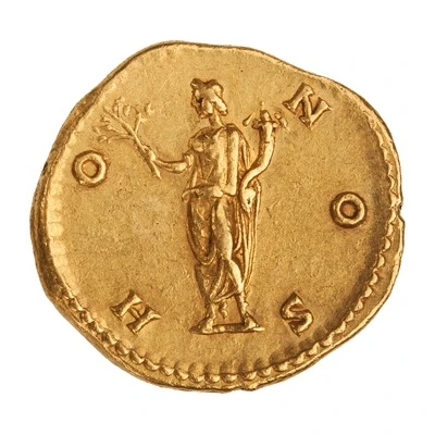 Aureus - Marcus Aurelius HONOS; Honos back