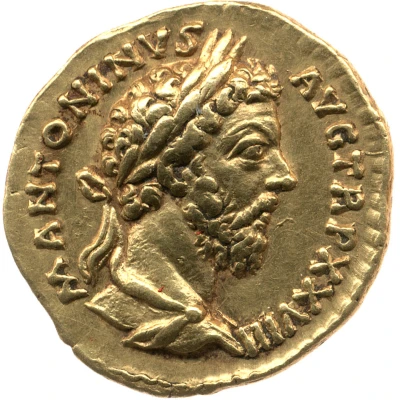 Aureus - Marcus Aurelius IMP VI COS III front