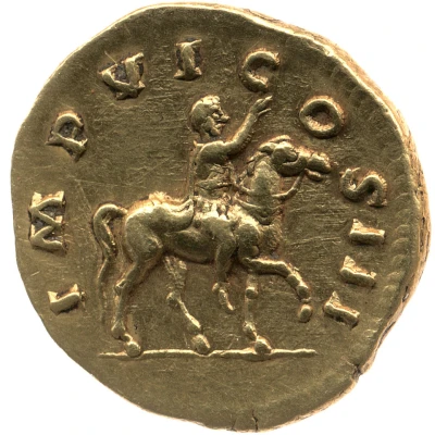 Aureus - Marcus Aurelius IMP VI COS III back