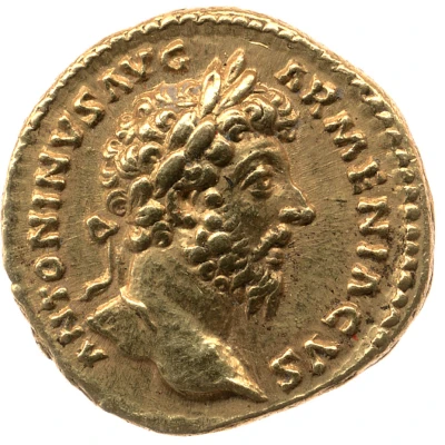 Aureus - Marcus Aurelius P M TR P XVIII IMP II COS III; Victory front