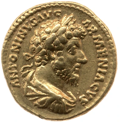 Aureus - Marcus Aurelius P M TR P XVIII IMP II COS III; Victory front