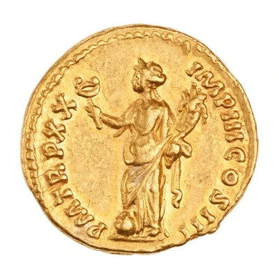 Aureus - Marcus Aurelius P M TR P XX IMP III COS III; Felicitas back