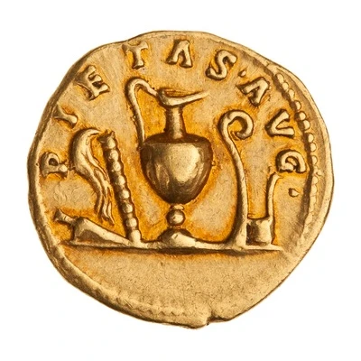 Aureus - Marcus Aurelius PIETAS AVG back