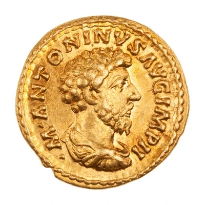 Aureus - Marcus Aurelius SALVTI AVGVSTOR TR P XVII COS III; Salus front