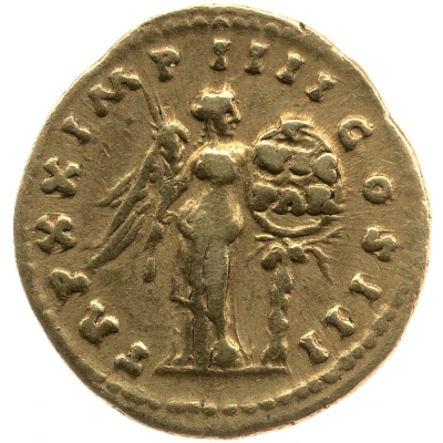 Aureus - Marcus Aurelius TR P XX IMP IIII COS III; Victory back
