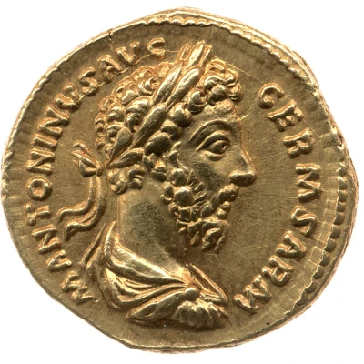 Aureus - Marcus Aurelius TR P XXIX IMP VIII COS III; Felicitas front