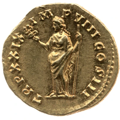 Aureus - Marcus Aurelius TR P XXIX IMP VIII COS III; Felicitas back