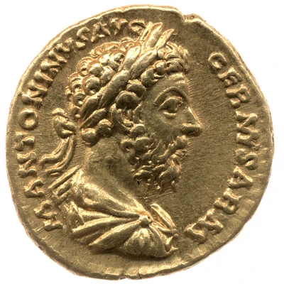 Aureus - Marcus Aurelius TR P XXX IMP VIII COS III P P DE GERM front