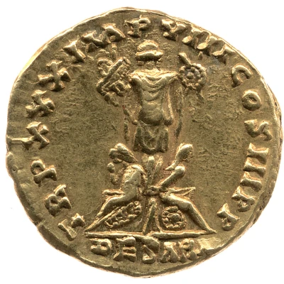 Aureus - Marcus Aurelius TR P XXX IMP VIII COS III P P DE SARM back
