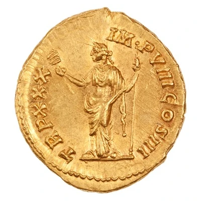 Aureus - Marcus Aurelius TR P XXX IMP VIII COS III P P; Felicitas back