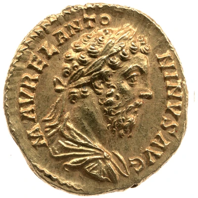 Aureus - Marcus Aurelius TR P XXXIII IMP X COS III P P front