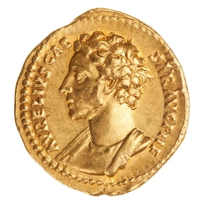 Aureus - Marcus Aurelius TR POT II COS II; Fides front
