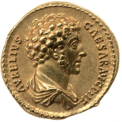 Aureus - Marcus Aurelius TR POT II COS II; Fides front
