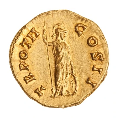 Aureus - Marcus Aurelius TR POT II COS II; Minerva back