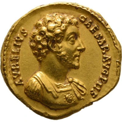 Aureus - Marcus Aurelius TR POT III COS II; Fides front