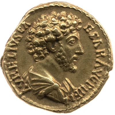 Aureus - Marcus Aurelius TR POT X COS II; Minerva front