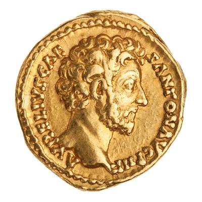 Aureus - Marcus Aurelius TR POT X COS II; Minerva front
