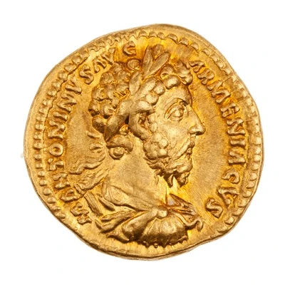 Aureus - Marcus Aurelius VICT AVG TR P XX COS III; Victory front