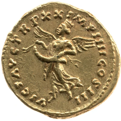 Aureus - Marcus Aurelius VICT AVG TR P XX IMP IIII COS III; Victory back