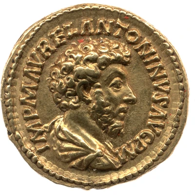 Aureus - Marcus Aurelius and Lucius Verus CONCORDIAE AVGVSTOR TR P XVI COS III front