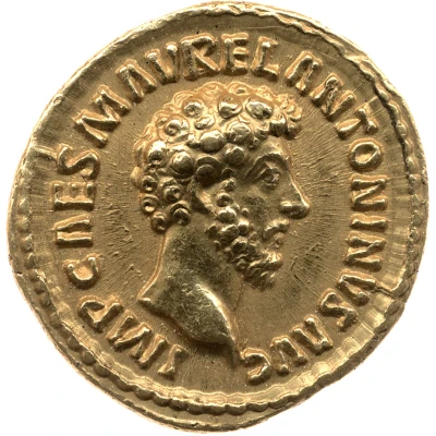 Aureus - Marcus Aurelius and Lucius Verus LIB AVGVSTOR TR P XV COS III; Liberalitas front