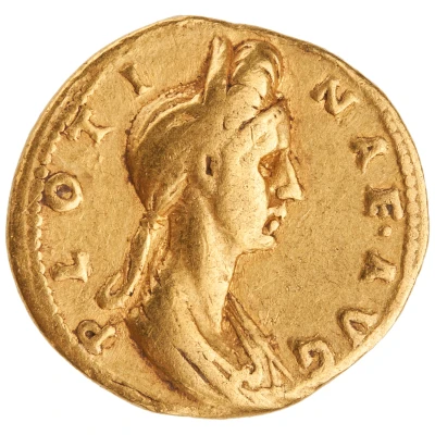 Aureus - Matidia and Plotina PLOTINAE AVG front