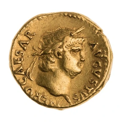 Aureus - Nero IVPPITER CVSTOS; Jupiter front