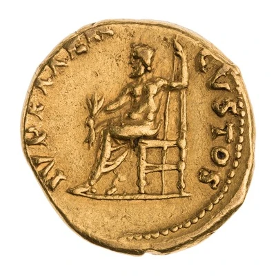 Aureus - Nero IVPPITER CVSTOS; Jupiter back