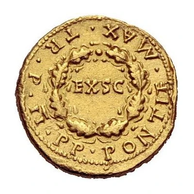Aureus - Nero PONTIF MAX TR P II P P back
