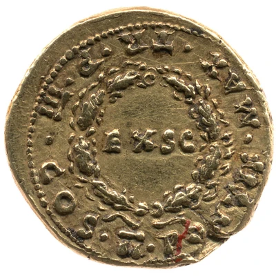Aureus - Nero PONTIF MAX TR P III COS II back