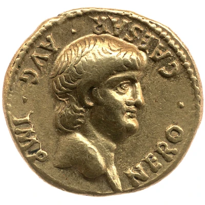 Aureus - Nero PONTIF MAX TR P VIIII COS IIII P P EX S C; Ceres front