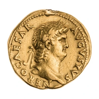 Aureus - Nero VESTA; Vesta front