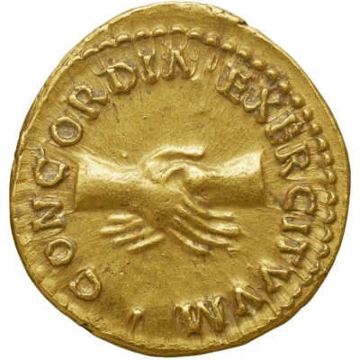 Aureus - Nerva CONCORDIA EXERCITVVM back