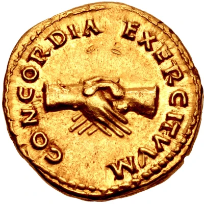 Aureus - Nerva CONCORDIA EXERCITVVM back