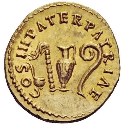 Aureus - Nerva COS III PATER PATRIAE back