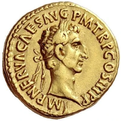 Aureus - Nerva FORTVNA AVGVST; Fortuna front