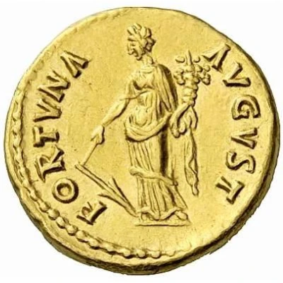Aureus - Nerva FORTVNA AVGVST; Fortuna back