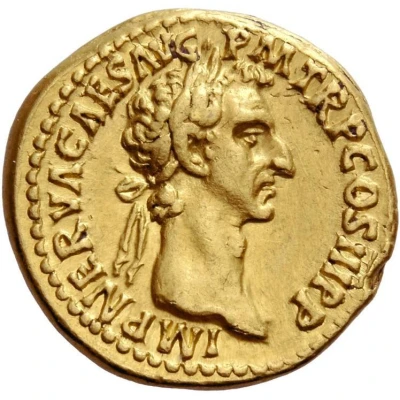 Aureus - Nerva FORTVNA P R; Fortuna front