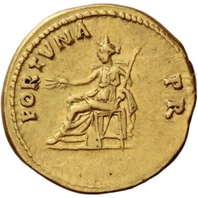 Aureus - Nerva FORTVNA P R; Fortuna back