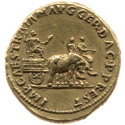 Aureus - Nerva IMP CAES TRAIAN AVG GER DAC P P REST back