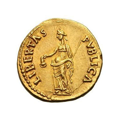 Aureus - Nerva LIBERTAS PVBLICA; Libertas back