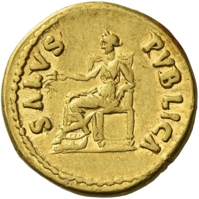 Aureus - Nerva SALVS PVBLICA; Salus back