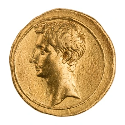Aureus - Octavian CAESAR DIVI F 32 BC - 29 BC front