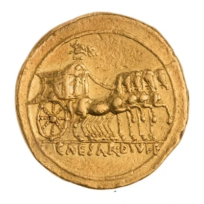Aureus - Octavian CAESAR DIVI F 32 BC - 29 BC back