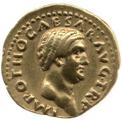 Aureus - Otho PONT MAX; Aequitas front