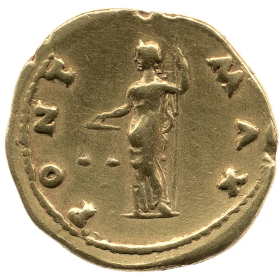 Aureus - Otho PONT MAX; Aequitas back